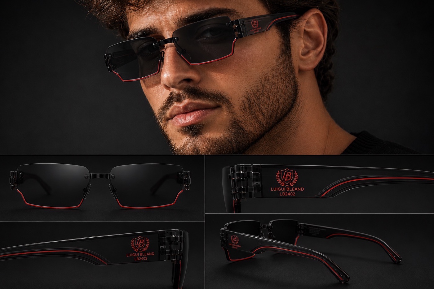 Bleand Wear's LB2402 rimless eyewear